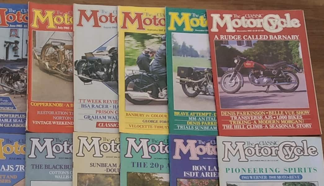 Vintage Classic Motorcycle Magazine 1985-93